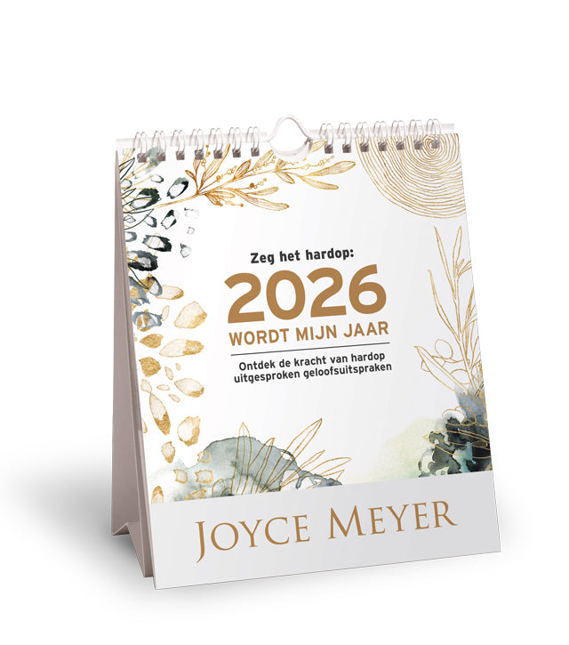 2026 wordt mijn jaar – maandkalender 2026 van Joyce Meyer